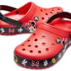 Crocs Crocband Karikatür Mickey Mouse Aşınmaya Dayanıklı Unisex Kırmızı Siyah Sandalet “Kırmızı Siyah” 204936-90H