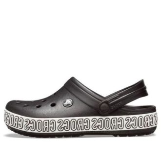 Crocs Crocband Logo Mania Plaj Siyah Sandalet 205914-066
