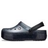 Crocs Crocband Platform Metalik Ayakkabı “Siyah” 205912-002