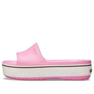 Crocs Crocband Platform Slide Kalın Taban Pembe Terlik 205631-6QF
