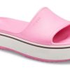 Crocs Crocband Platform Slide Kalın Taban Pembe Terlik 205631-6QF
