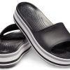 Crocs Crocband Platform Terlikler “Siyah Gri Beyaz” 205693-001
