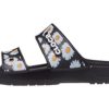 Crocs Daisy Hafif Aşınmaya Dayanıklı Spor Terlikleri Unisex Siyah Beyaz 207284-0ZI