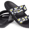 Crocs Daisy Hafif Aşınmaya Dayanıklı Spor Terlikleri Unisex Siyah Beyaz 207284-0ZI