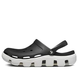 Crocs Duet Plaj Sandaletleri Siyah Beyaz 11991-066