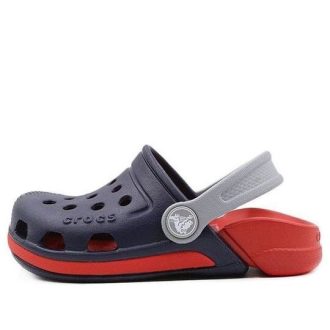 Crocs Electro 3 Outdoor Beach Sports Büyük Çocuk Mavi Kırmızı Sandalet “Mavi Kırmızı” 204991-4BA