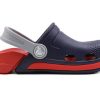 Crocs Electro 3 Outdoor Beach Sports Büyük Çocuk Mavi Kırmızı Sandalet “Mavi Kırmızı” 204991-4BA