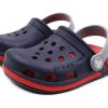 Crocs Electro 3 Outdoor Beach Sports Büyük Çocuk Mavi Kırmızı Sandalet “Mavi Kırmızı” 204991-4BA