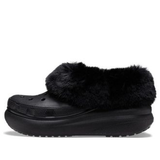 Crocs Furever Crush Ayakkabı Terlikleri “Siyah” 208446-001