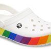 Crocs Gökkuşağı Beyaz Sandaletler 206361-94S