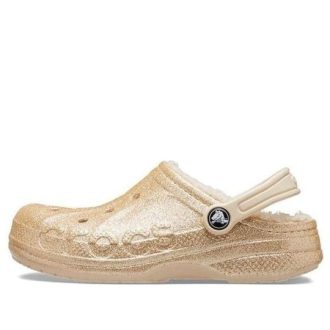 Crocs (GS) Baya Astarlı Simli Ayakkabı “Altın” 207656-11S