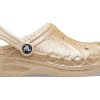 Crocs (GS) Baya Astarlı Simli Ayakkabı “Altın” 207656-11S
