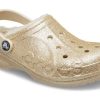 Crocs (GS) Baya Astarlı Simli Ayakkabı “Altın” 207656-11S