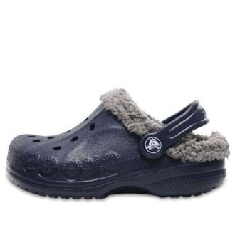 Crocs (GS) Baya Astarlı Takunya “Lacivert Gri” 11745-46U