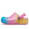 Crocs (GS) Baya Baskılı Astarlı Terlik “Pembe Limonata Çok Renkli” 205888-6SO