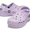 Crocs (GS) Baya Mevsimlik Baskılı Ayakkabı “Mor” 206180-530