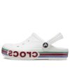 Crocs (GS) Bayaband Gökkuşağı Simli Ayakkabı “Beyaz Kırmızı” 209731-100