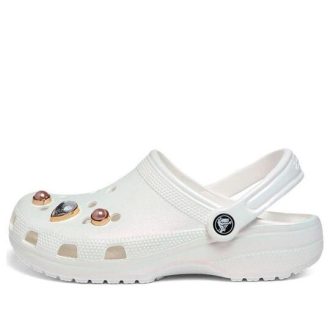 Crocs (GS) Classic Crystals Takunya “Beyaz” 208435-100