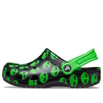 Crocs (GS) Classic Easy Icon Clugs “Siyah Yeşil” 207599-001
