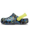 Crocs (GS) Classic Klasik Baskılı Takunyalar “Kömür Narenciye Croslite” 205813-00T