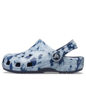 Crocs (GS) Classic Tie Dye Mania Clugs “Marble Bue” 206486-95T
