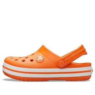 Crocs (GS) Crocband Clogs “Turuncu Beyaz” 204537-810