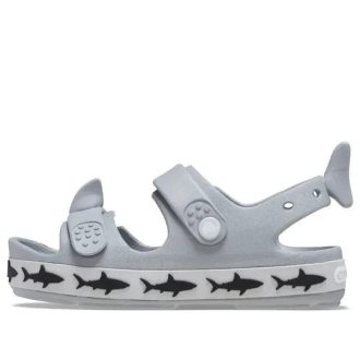 Crocs (GS) Crocband Cruiser Köpekbalığı Sandaleti “Gri” 210029-007