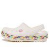 Crocs (GS) Crocband Gem Band Clogs “Beyaz Çok Renkli” 207605-100
