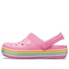 Crocs (GS) Crocband Gökkuşağı Simli Ayakkabı “Pembe” 206151-669