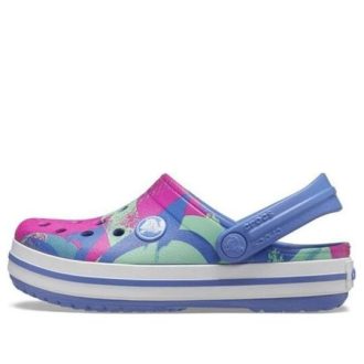 Crocs (GS) Crocband Grafikli Ayakkabı “Mavi Pembe Yeşil” 206607-434