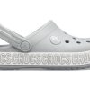 Crocs (GS) Crocband Logo Mania Terlik “Gri Gümüş” 205992-00J
