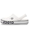 Crocs (GS) Crocband Logolu Terlik “Beyaz Siyah” 206022-103