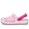 Crocs (GS) Crocband Logolu Terlik “Pembe Beyaz” 205533-6I2