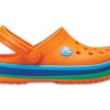 Crocs (GS) Crocband Rainbow Bantlı Takunya “Turuncu Mavi” 205205-80O