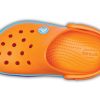 Crocs (GS) Crocband Rainbow Bantlı Takunya “Turuncu Mavi” 205205-80O