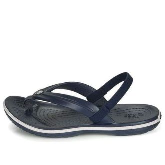 Crocs (GS) Crocband Slingback Askılı Sandaletler “Lacivert Siyah” 205777-410