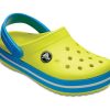 Crocs (GS) Crocband Yuvarlak Burunlu Ayakkabı “Sarı Mavi” 204537-73E