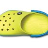 Crocs (GS) Crocband Yuvarlak Burunlu Ayakkabı “Sarı Mavi” 204537-73E