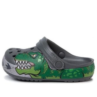 Crocs (GS) Fun Lab Dino Band Lights Takunya “Gri Yeşil” 206157-0DA