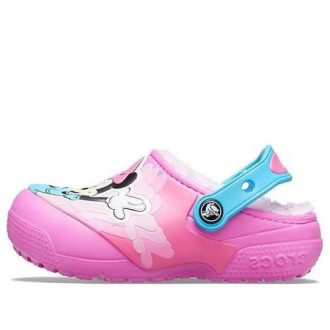 Crocs (GS) Fun Lab Disney Minnie Astarlı Terlik “Pembe Mavi” 206554-6QQ