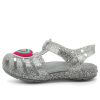 Crocs (GS) Isabella Simli Düz Sandaletler “Gri Gümüş” 205038-040