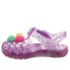 Crocs (GS) Isabella Simli Düz Sandaletler “Mor Pembe” 205038-518