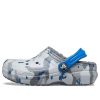 Crocs (GS) Klasik Astarlı Kamuflajlı Ayakkabı “Gri Beyaz Mavi” 207323-0EF