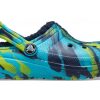 Crocs (GS) Klasik Astarlı Mermer Desenli Takunya “Mavi Tie Dye” 207238-4HQ