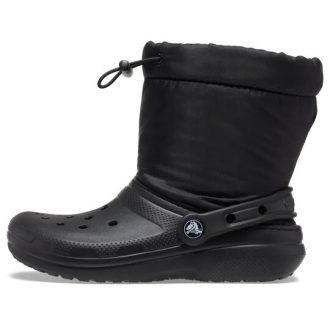 Crocs (GS) Klasik Astarlı Neo Şişme Botlar “Core Black” 207940-001