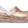 Crocs (GS) Klasik Astarlı Simli Ayakkabı “Altın Pembe” 207462-2UB
