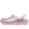 Crocs (GS) Klasik Astarlı Simli Ayakkabı “Pembe” 207463-6S0