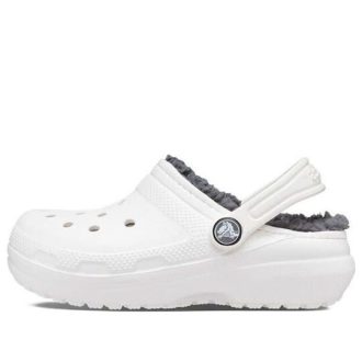 Crocs (GS) Klasik Astarlı Takunya “Beyaz Gri” 207009-10M