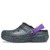 Crocs (GS) Klasik Astarlı Takunya “Siyah Mor Parıltılar” 205937-9BD