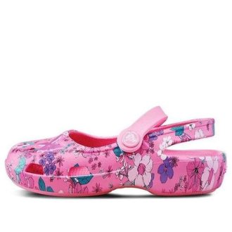 Crocs (GS) Klasik Charm Mary Jane Sandaletler “Pembe Mor” 206364-669